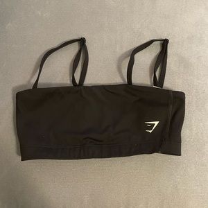 Gymshark Bandeau sports bra black